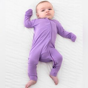 BELLABU BEAR Lavender Bamboo Convertible Sleeper - 3-6M